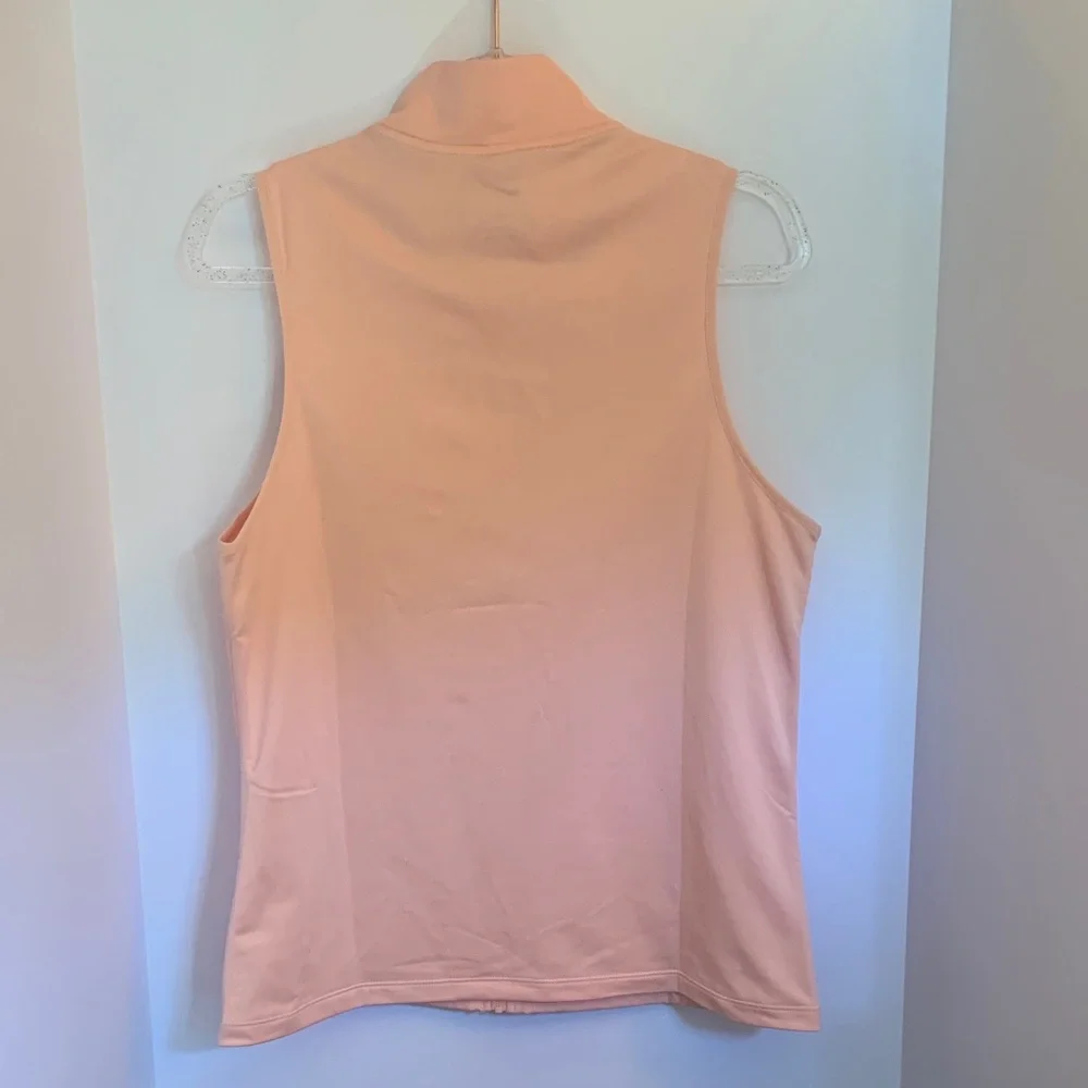 Nike Women's Light Peach Quilted Vest - Picture 2 of 11